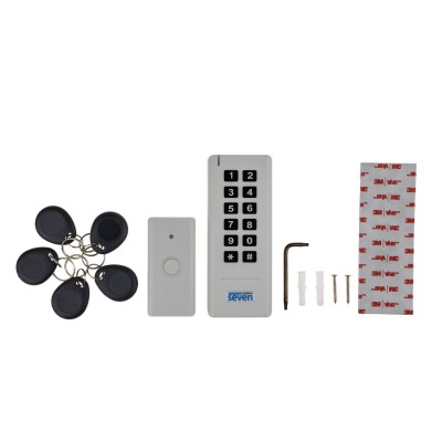 Бездротовий комплект контролю доступу з радіобрелками SEVEN LOCK SL-7708r black