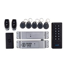 Бездротовий комплект контролю доступу з радіобрелками SEVEN LOCK SL-7708r black