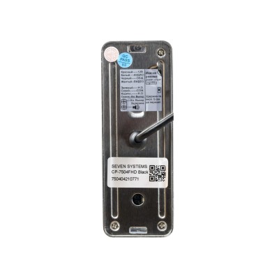 Вызывная панель домофона SEVEN CP-7504 FHD black