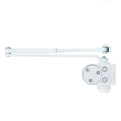 Доводчик двери 45-75 кг SEVEN DC-7743 white