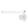 Доводчик двери 45-75 кг SEVEN DC-7743 white