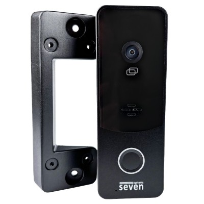 Вызывная панель домофона со встроенным контроллером SEVEN CP-7508 FHD black