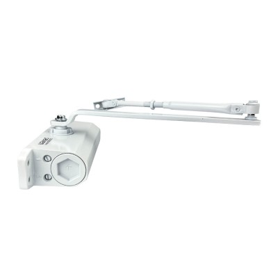 Доводчик двери 45-75 кг SEVEN DC-7743 white