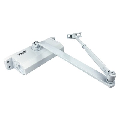 Доводчик двери 45-75 кг SEVEN DC-7743 white