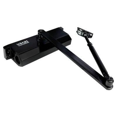 Доводчик двери от 75 до 100 кг SEVEN DC-7744 black