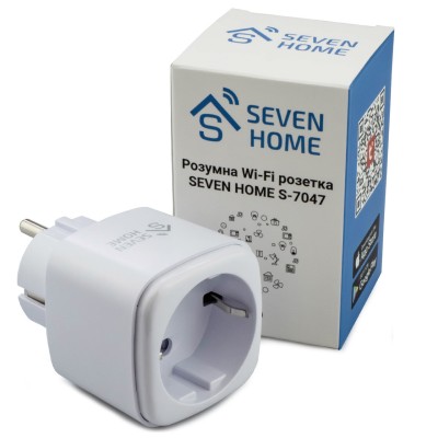 Умная Wi-Fi розетка SEVEN HOME S-7047
