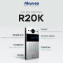 IP-відеопанель багатоабонентська 2Mp Akuvox R20K Silver зі зчитувачем EM-Marine / Mifare / NFC