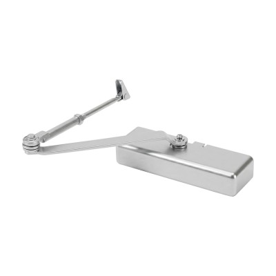 Дверной доводчик Dortec DT-516HA Silver с регулируемым углом фиксации дверей в открытом положении