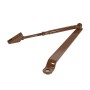 Коліно для доводчиків Dortec DT65ARM Brown з фіксацією дверей у відчиненому положенні