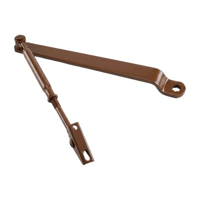 Коліно для доводчиків Dortec DT65ARM Brown з фіксацією дверей у відчиненому положенні