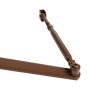 Коліно для доводчиків Dortec DT65ARM Brown з фіксацією дверей у відчиненому положенні