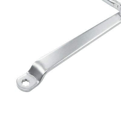 Коліно для доводчиків Dortec DT65ARM Silver з фіксацією дверей у відчиненому положенні