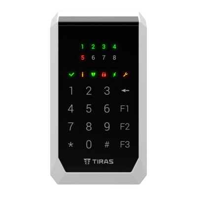 Клавіатура Tiras K-PAD8 Black на 8 індикаторів зон