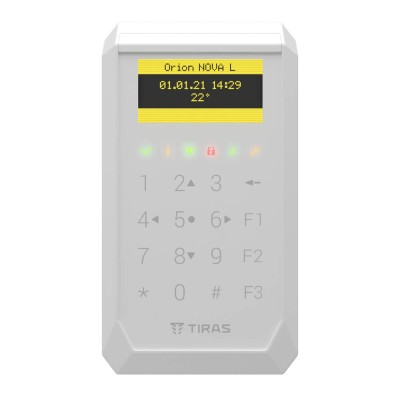 Клавіатура Tiras K-PAD OLED White з OLED-дисплеєм