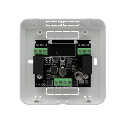 Виносний модуль розширення на 2 релейні виходи Tiras M-OUT2R box