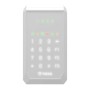 Клавіатура Tiras K-PAD4+ White на 4 індикатори зон з вбудованим зчитувачем NFC/Mifare
