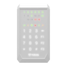 Клавіатура Tiras K-PAD16 White на 16 індикаторів зон