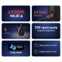 Маршрутизатор WiFi Mesh-система WiFi 6 2.5G Cudy M3000 Black (1-Pack) дводіапазонний AX3000