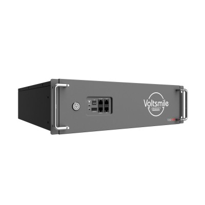 Акумуляторна батарея літій-залізо-фосфатна LiFePO4 51.2В 5120Вт*год Voltsmile RPC-V10 монтаж в стійку 19"