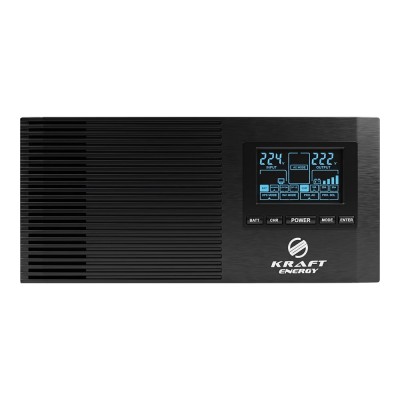 Инвертор Kraft KRF-AVR600VA/500W-12V с правильной синусоидой под внешний аккумулятор