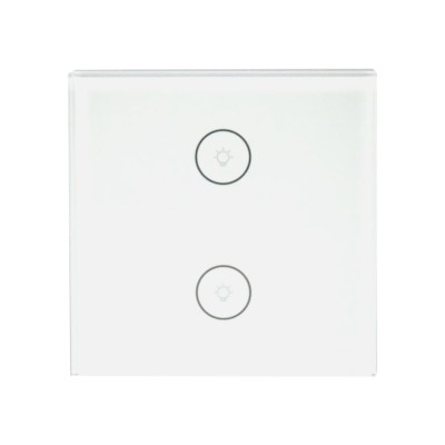 Умный выключатель света двойной с WiFi Trinix TRX-LS02(WiFi)