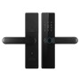 Замок біометричний автономний Trinix TRL-5402BTF Black з Bluetooth, зчитувачем відбитків пальців і карт Mifare