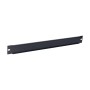 Панель/заглушка NVC-BP/1U Black для комутаційної шафи 19"