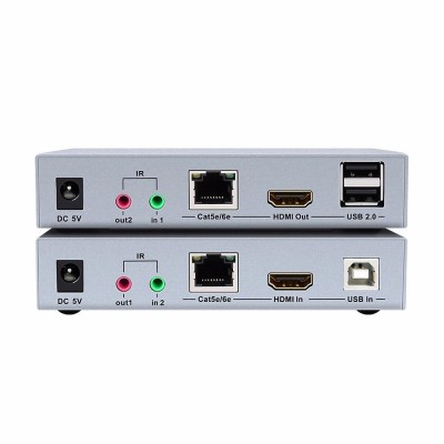 Удлинитель 4K HDMI и USB 2.0 KVM 100m Dtech DT-7051