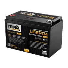 Акумуляторна батарея літій-залізо-фосфатна 12.8В 100А*год Trinix TLFP-12100 Ultra LiFePO4 з Bluetooth (Black)