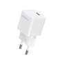 Мережевий зарядний пристрій Choetech PD5010 PD20W GAN USB-C White
