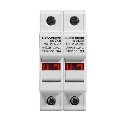 Роз'єднувач запобіжників 32A Leader PV0191-2P DC 1000V