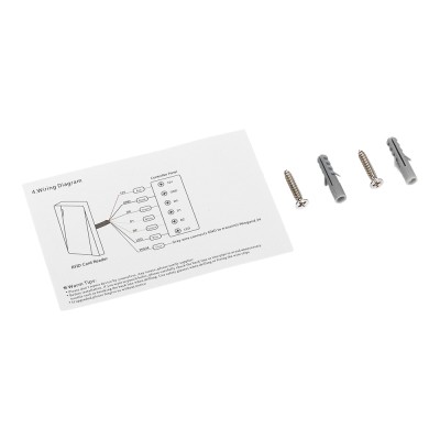 Зчитувач карт EM-Marine Trinix TRR-1201EW White водонепроникний