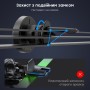 Автомобільний зарядний пристрій Choetech T205-F Black бездротова зарядка, магнітне кріплення