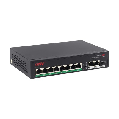 PoE-коммутатор неуправляемый 11-портовый ONV-H1108PFD с 8 портами PoE