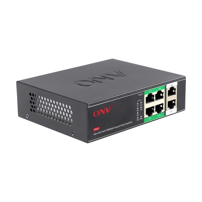PoE-коммутатор неуправляемый гигабитный 6-портовый ONV-H3064PS с 4 портами PoE