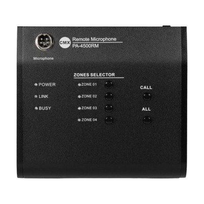 Мікрофон виносний пейджинговий CMX PA-4500RM, 4 зони