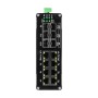 PoE-комутатор 14-портовий керований L2+ E-LINK ETH-IMC2408MP гігабітний з 8 портами PoE, 240W
