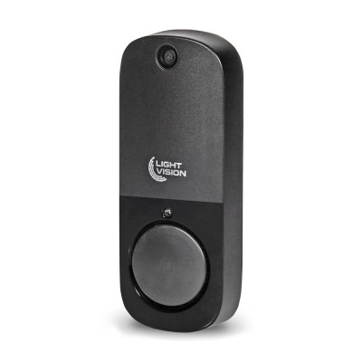 Дверний WiFi дзвінок Light Vision VLC-DR10T(Tuya) Black з ІЧ-датчиком руху