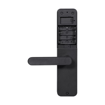 Замок біометричний автономний Trinix TRL-7702WF Black L/R з Wi-Fi, зчитувачем відбитків пальців і карт Mifare