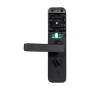 Замок біометричний автономний Trinix TRL-7703WF Black L/R з Bluetooth, зчитувачем відбитків пальців і карт Mifare