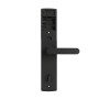Замок біометричний автономний Trinix TRL-5404BTF Black L/R з Bluetooth, зчитувачем відбитків пальців і карт Mifare