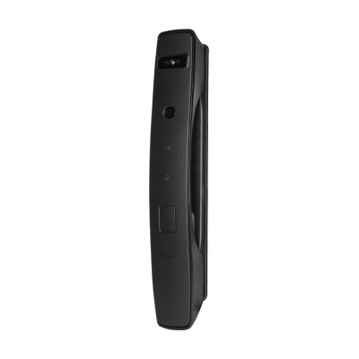 Замок біометричний автономний Trinix TRL-8803BTV Black L/R з Bluetooth та Wi-Fi, розпізнаванням облич, долоней, зчитувачем відбитків пальців і карт Mifare