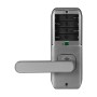 Замок біометричний автономний Trinix TRL-5406BTF Silver L/R з Bluetooth, зчитувачем відбитків пальців і карт Mifare