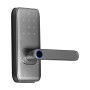 Замок біометричний автономний Trinix TRL-5406BTF Silver L/R з Bluetooth, зчитувачем відбитків пальців і карт Mifare