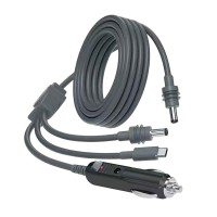 Кабель живлення 3 в 1 для Starlink Mini E-NET автомобільний прикурювач, DC Plug та USB Type-C Plug 5м