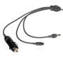 Кабель живлення 3 в 1 для Starlink Mini E-NET автомобільний прикурювач, DC Plug та USB Type-C Plug 5м