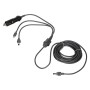 Кабель живлення 3 в 1 для Starlink Mini E-NET автомобільний прикурювач, DC Plug та USB Type-C Plug 5м
