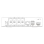 IP-відеореєстратор 8-канальний 8Mp TVT TD-3008H1-8P-A1L (64-64) з 8 портами PoE