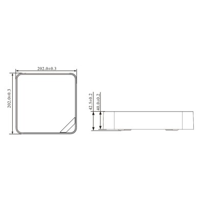 IP-відеореєстратор 8-канальний 8Mp TVT TD-3008H1-8P-A1L (64-64) з 8 портами PoE