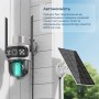 IP PTZ-відеокамера автономна з WiFi та сонячною панеллю 3Mp+3Mp Light Vision VLC-9430WIA/2C3S (Solar) 4mm, на акумуляторних батареях